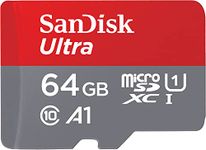 SanDisk Ultra 64 GB Imaging microSDXC Class 10 Memory Card and SD Adapter up to 80 Mbps with UHS-I Ratings