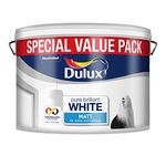 Dulux Matt Paint, 7 L - Pure Brilliant White