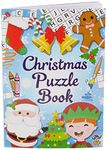 Christmas Book Henbrandt 12 Mini Christmas Puzzle Activity Books A6 - Girl or Boys Party Bag Fillers