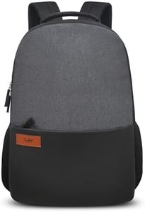 Skybags Evo 3 Compartment Laptop Backpack Black & Grey, 18 Liter