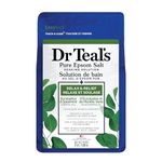 Dr Teal’s Salt Soak with Pure Epsom Salt, Relax & Relief with Eucalyptus & Spearmint, 3 lbs (Packaging May Vary)