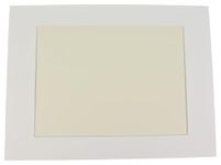 Sax Premium Precut Mat, White, 16" L x 12" W (Pack of 10)