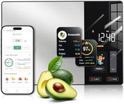 KUAIVO Smart Nutrition Food Scale with TFT Display, Tracks Calories, Fat, Carbs & Protein, Works with App for Daily Reports, 50 Built-in Foods, 23 Nutrients, Digital Kitchen Scale for Meal Prep
