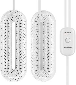 Scienbeauty Shoe Dryer, Boot Dryer, Electric Footwear Dryer/Warmer with 3 Auto Off Timing for Rainy/Winter/Travel UK Plug 100-240V, Shoe Heater Drying for Shoes, Ski Boots, Gloves, Socks