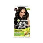 Garnier Color Naturals Nourishing Permanent Hair Colour Cream - Darkest Brown 3 1 Set