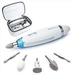 prorelax Manicure / pedicure set PERFECT | Ladies / Gents | Professional hand and foot care for home and on the go | 5 attachments made of surgical steel