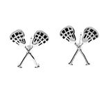 Sportybella Lacrosse Stick Earrings, Lax Jewelry for Lacrosse Players & Coaches