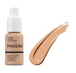 Aquapurity Phoera® Full Coverage Foundation Soft Matte Oil Control Concealer 30ml Long Lasting Flawless Cream Smooth (102 NUDE)