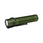 OLIGHT Baton4 Pro Portable Handheld Torch 1600 Lumens 200m IPX8 Waterproof Dual Switch EDC Light with USB‑C MCC Charging for Outdoor Home Repair Dog Walking (OD Green)