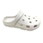 Ladies Summer Womens Slip On Garden Pool Nursing Beach Clog Mule Sandals Size White-Cutout Clogs 6