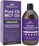 Organic Pure C8 MCT Oil | Boosts Ke