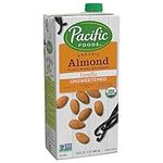 Pacific Foods Organic Unsweetened Almond Vanilla Plant-Based Beverage, 32oz