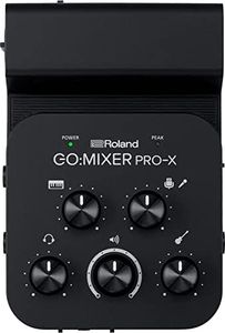 Roland GO:MIXER PRO-X Audio Mixer for Smartphones | Connect and Mix up to 7 Audio Sources | Add Studio Quality Audio to your Social Content and Livestreams | Compatible with iOS and Android devices