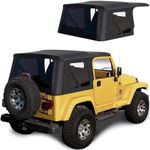 Sierra Offroad Replacement Soft Top with Tinted Windows, fits Jeep Wrangler TJ Model 1997-2006, Premium Sailcloth Vinyl, Factory Quality and Precision Fit, Black