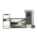 EZVIZ WiFi Video Door Phone Intercom System 1080P, 7'' Color Touch Monitor, Video Doorbell 2 Wire Peephole, Two-Way Talk, Remote Unlock, Two-Way Audio, Night Vision, Slim Design, CP5