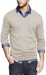 COOFANDY Men Fashion Fit Knitted Sweater Lightweight Long Sleeve Fall Pullover