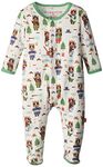 Magnificent Baby Baby-Boys New-Born Footie, Hipster Bear Band, 3 Months