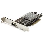 StarTech.com 10G Network Card - MM/SM - 1x Single 10G SPF+ slot - Intel 82599 Chip - Gigabit Ethernet Card - Intel NIC Card (PEX10000SFPI)