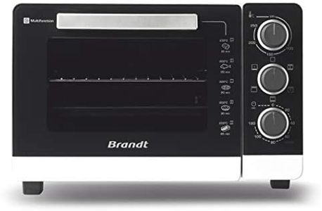 Brandt - FC265MWST - Mini Four Électrique - 5 Modes De Cuisson (Chaleur Tournante, Convection Naturelle…) - Minuteur - 26L - 1500W - Blanc