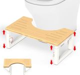 Bamboo Toilet Stool Squat for Adult