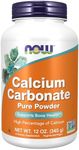 NOW Calcium Carbonate Powder, 12-Ounces