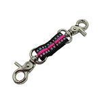 Backup Safety Clip for Small Medium Dog Collar,Prong Collar Clip for Mini Dogs,Double Ended Gentle Slip Collar Clip for Dog Harness Leash