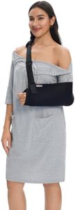 Women's Post Surgery Hospital Gown – Magnetic Shoulder Closures, Side Snaps, Pockets, Ruched Bust Adaptive Recovery Dress Light Grey