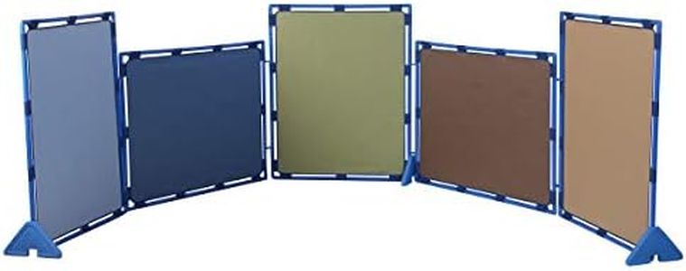 Children's Factory Big Screen Rectangular PlayPanel Set, Kids Room Divider, Classroom Privacy Screen, Set of 5, Woodland