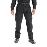 5.11 Tactical Men's Lightweight TDU Ripstop Work Pants, Adjustable, Teflon Finish, Black, Medium/Regular, Style 74003