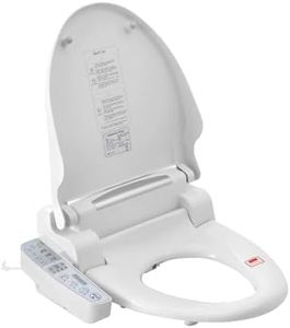 Cefito Electric Bidet Toilet Seat, Smart Heated Toilet Seats with Feminine wash & Front Rear Wash, Wash Spray Set Bathroom, with Self-Cleaning Nozzle, Adjustable Temp White