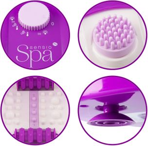Sensio Spa Foot Massager – White/Purple, Relaxing Vibration