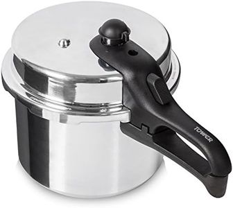 Tower Hi Dome Aluminium Pressure Cooker, 6L, Silver