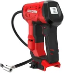 Craftsman V20 Cordless Inflator for Tires and Balls, High Pressure, PSI of 150, Bare Tool Only (CMCE521B)