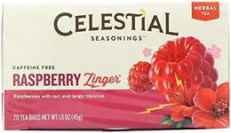 Celestial Seasonings Herbal Tea Caffeine Free Raspberry Zinger - 20 Tea Bags