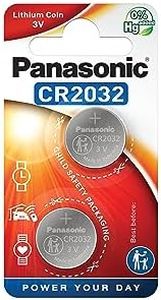 Panasonic One (1) Twin Pack (2 Batteries) CrCR2032 Lithium Coin Cell Battery 3V Blister Packed