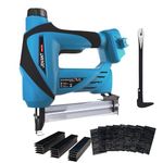 Cordless Nail Gun for Makita 18V Lithium-Ion Battery, Nail Gun Battery Powered 18 Gauge 2 in 1 Electric Nail Gun Dual Protection Design Cordless Brad Nailer for Home Improvement, Woodworking
