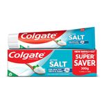 Colgate Active Salt Toothpaste, Daily Germ Protection, Combo Pack of 200g+100g, Colgate Toothpaste with Salt and Mint, Healthy Gums & Teeth, Tooth paste that Fights Germs & Provides Fresh Breath