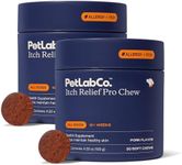 PetLab Co. Itch Relief Chew Pro – Itch Relief Chews for Dogs – Omega 3 for Dogs Itch Supplement - Packed with Beneficial Fatty Acids for Healthy Skin for Dogs – Seasonal Allergies Support