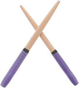 Milisten 1 Pair Drumsticks Wooden Non Slip Taiko Drum Sticks Musical Instrument Accessories Beech Wood for Kids Students and Adults - 15in Purple 30OSZVI37QXA31DCZER18IOQ