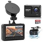 Dash Cam Front and Rear, 1080P Full