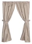 Carnation Home Fashions Polyester Fabric Linen Window Curtain