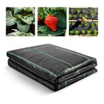 KEPLIN Heavy Duty Weed Control Membrane Fabric Light Weight,Water- Resistant,Breathable & UV Protection Ground Cover Suppressant Barrier for Gardening,Patio,Pavement/Pebble Base & Landscaping(2Mx10M)