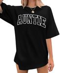 Women Auntie Tshirt Oversize Aunt S