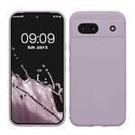 kwmobile Case Compatible with Google Pixel 8a Case - Protective Slim TPU Phone Cover - Soft Matte Finish - Lavender