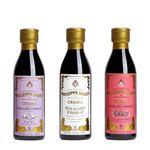 Giusti Bundle - Classic, Fig, and Raspberry Glaze with Balsamic Vinegar of Modena - 3x250ml