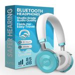 Puro Sound Labs JuniorJam Plus Headphones with Volume Limitation for Children, 85 dB Limit, Adjustable Bluetooth Headphones for Tablets, Smartphones, Computers - 22 Hours Battery Life
