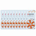 Signia Hearing Aid Batteries- Size 13- Hear.com (Pack of 60)