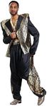 Men's Can't Touch This Pop Star Costume Medium Black
