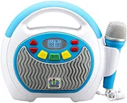 eKids KIDdesigns Mother Goose Club Bluetooth Sing Along Portable MP3 Player Real Mic 24 Songs