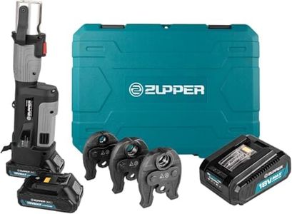 ZUPPER Pro Press Tool Kit with Jaws & Batteries